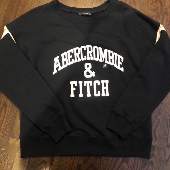 Abercrombie & Fitch crew sweatshirt nwot xs - Picture 1 of 3